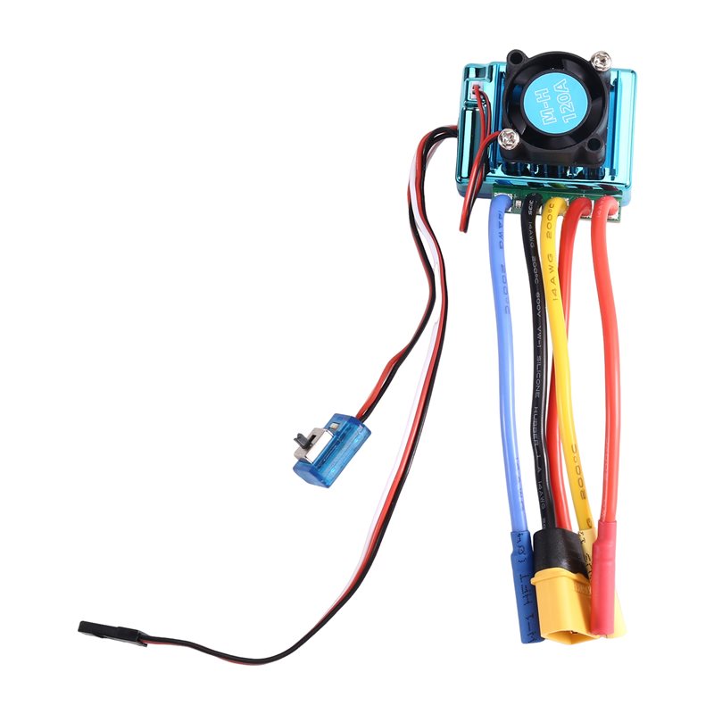 Banana Plug - WOWFU-120A Bezszczotkowy regulator obrotów ESC z