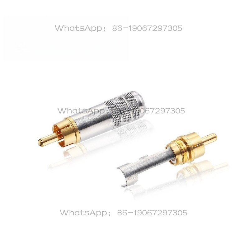 Audio Cable Rca - Seria 3502AAU, pozłacany mosiądz, wtyk RCA