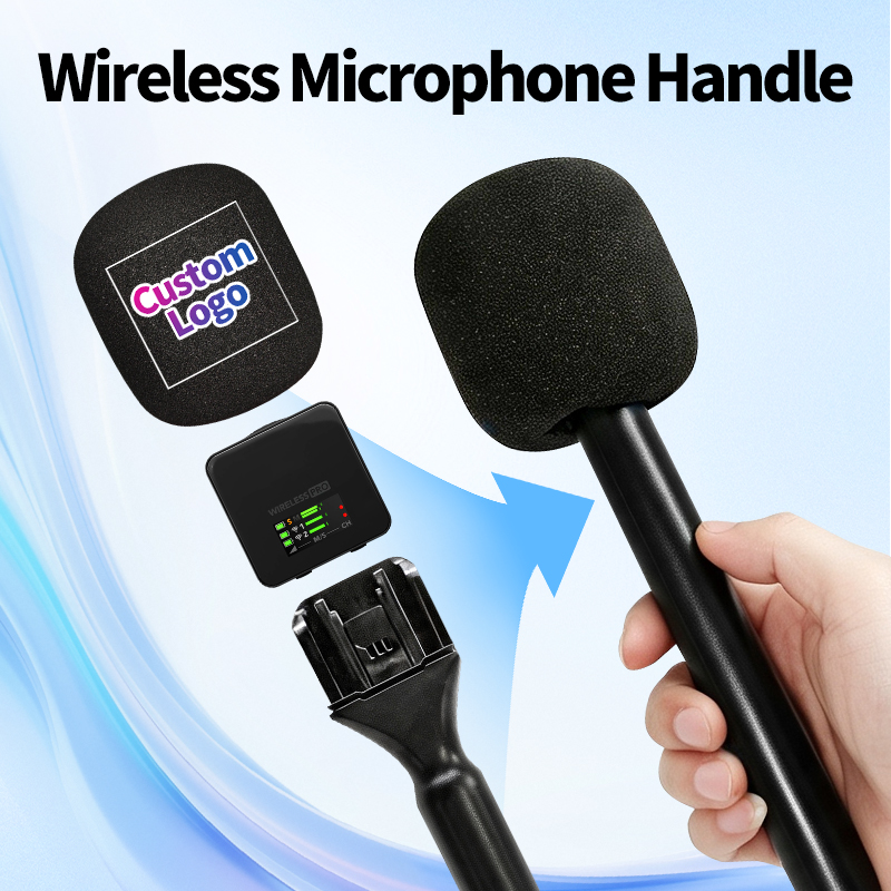 Microphone Capsule - Przenośny bezprzewodowy adapter mikrofonowy do wywiadów