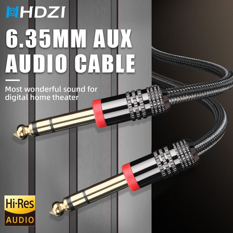 Audio Cable Rca - Kabel gitarowy TRS 6,35 mm, stereofoniczny