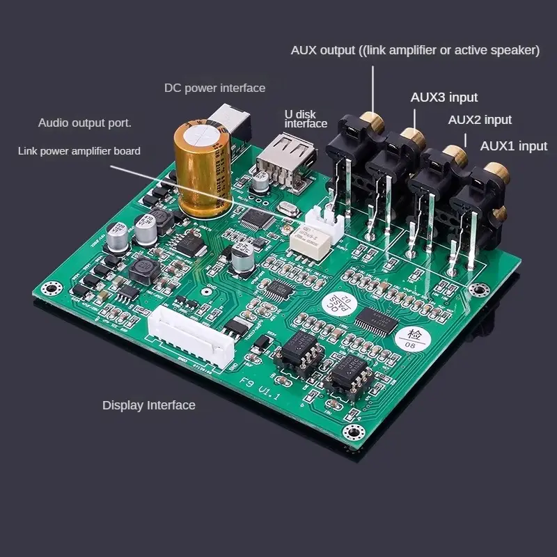 Pcm5102 - Przedwzmacniacz HIFI Bluetooth 5.3 Odtwarzacz USB