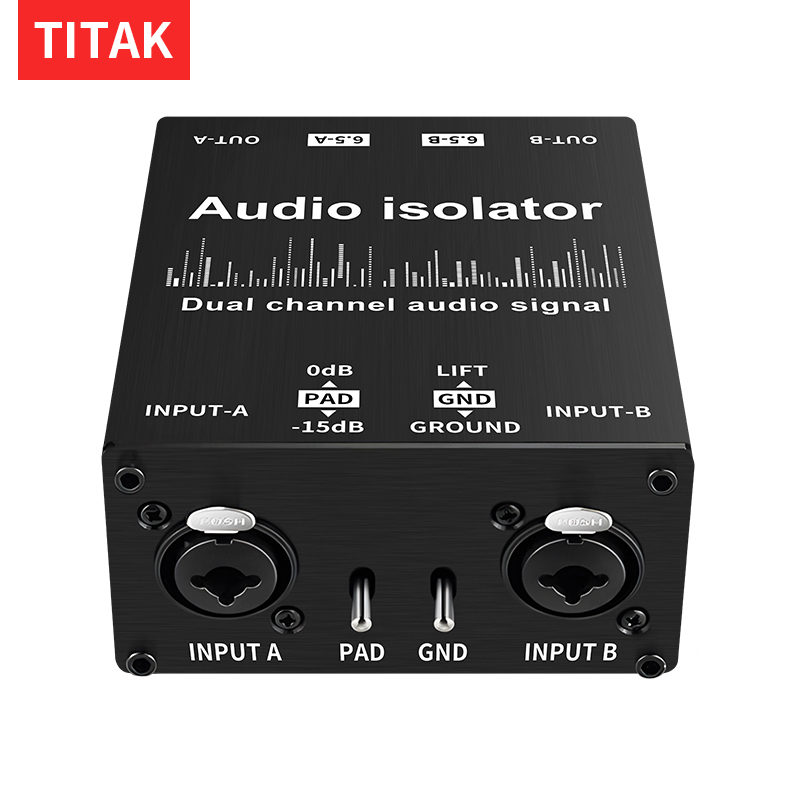 Audio Cable Rca - 2-kanałowy pasywny eliminator brumu XLR/RCA/TS/TRS, izolator