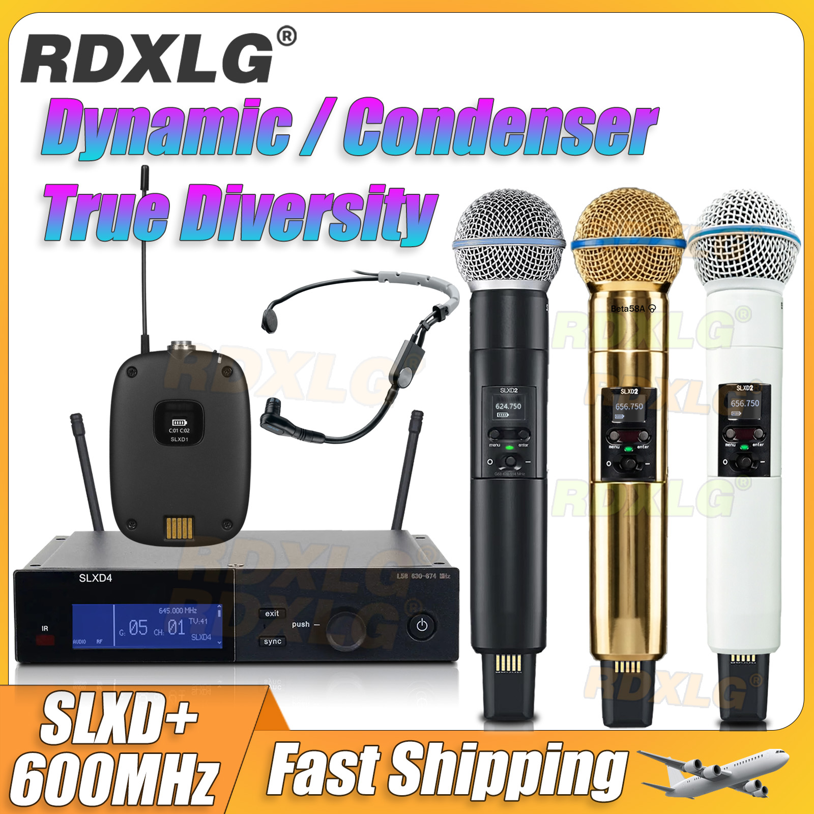 RDXLG SLXD+ Cyfrowy Mikrofon B – Condenser Microphone Kit recenzja i cena