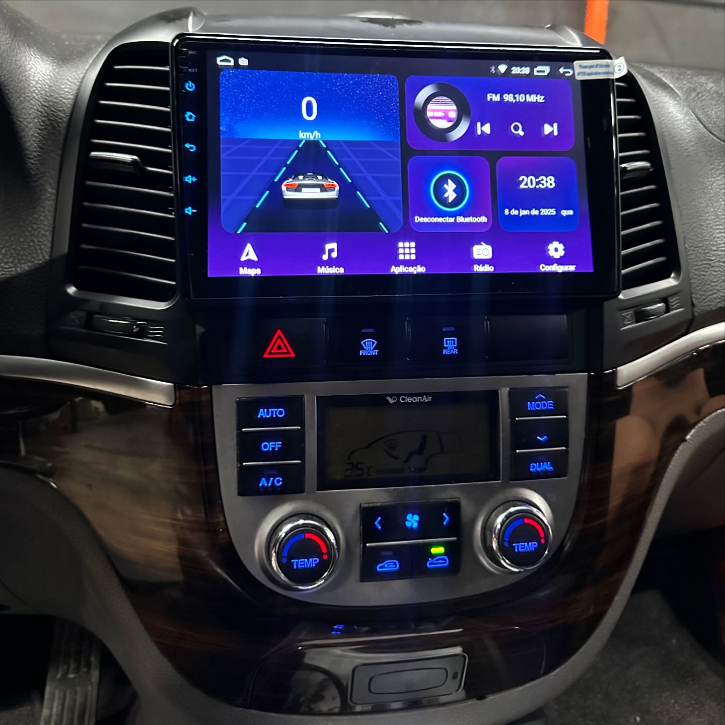8G+128G Android 14.0 Car Gps N – Ribbon Microphone recenzja i cena