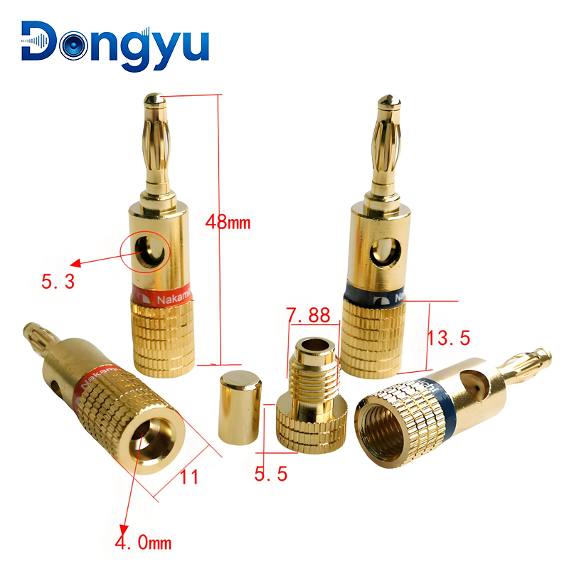 Złącza bananowe Nakamichi 4MM, – Banana Plug recenzja i cena
