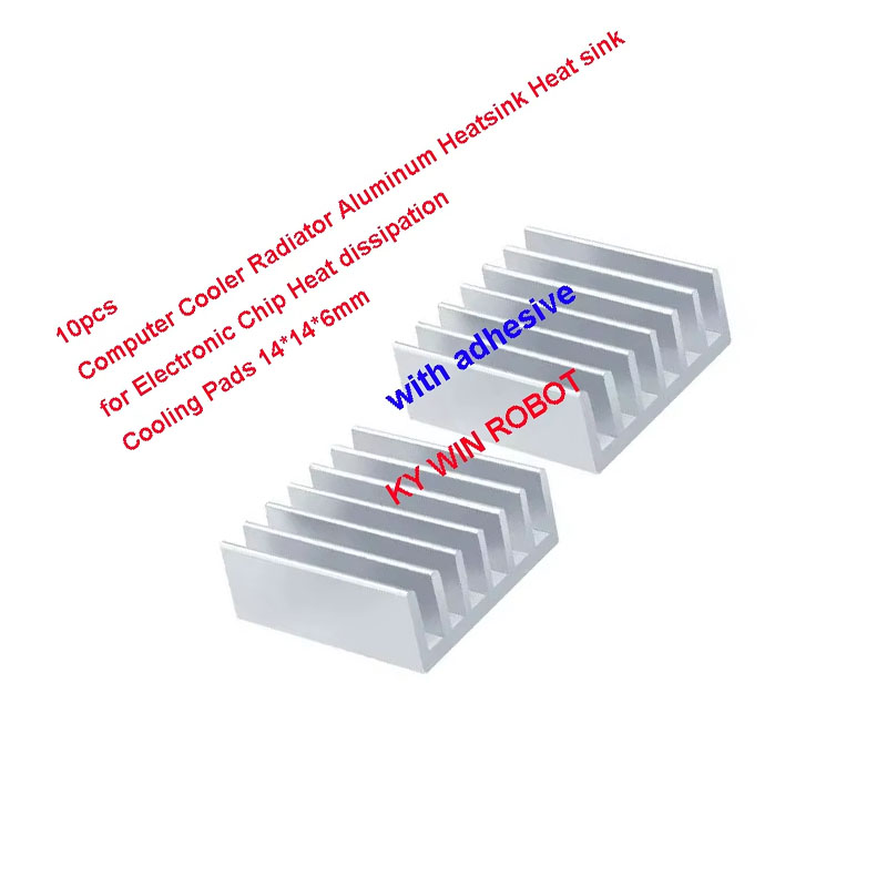 10 szt. Mini aluminiowy radiat – Heatsink Aluminum recenzja i cena