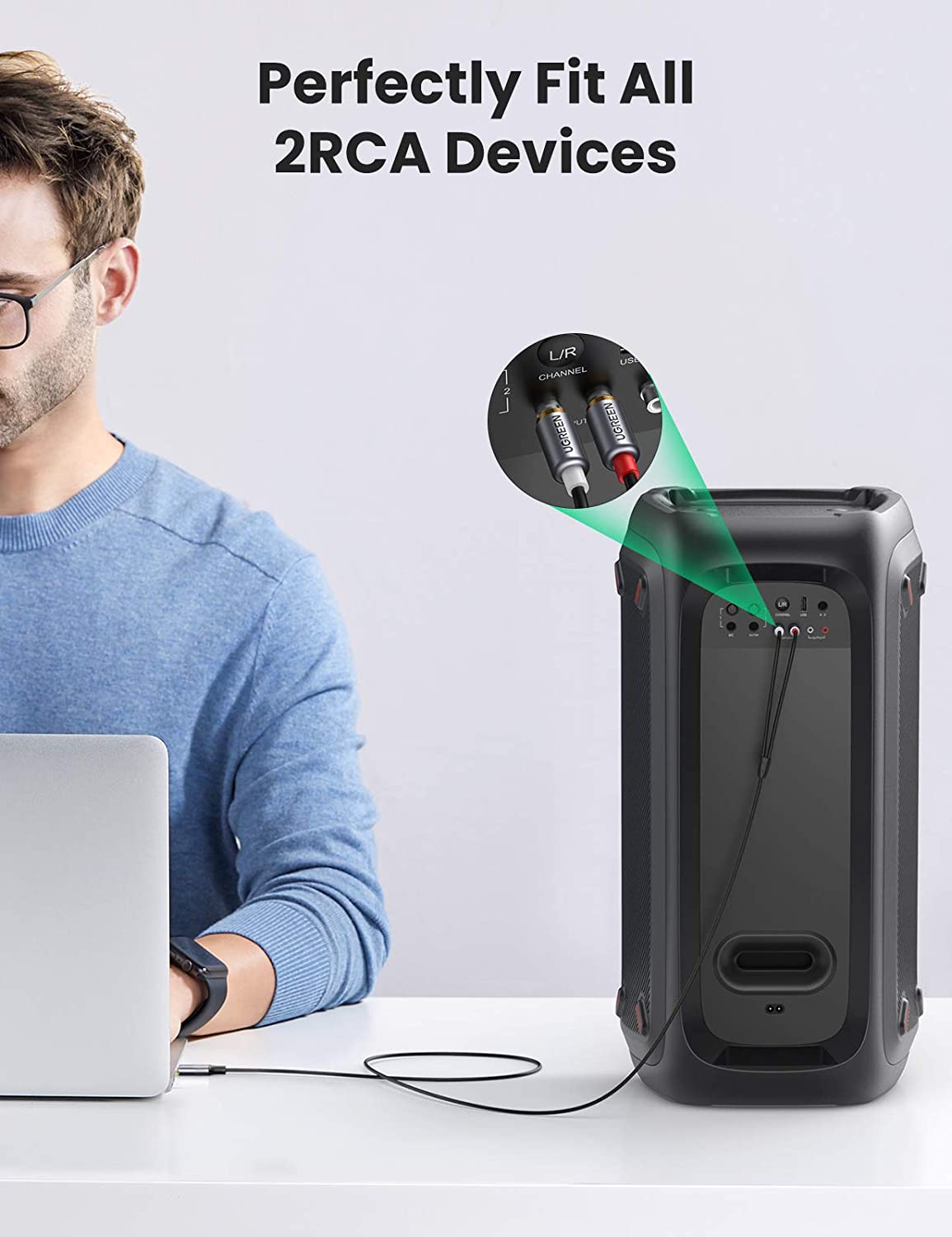 UGREEN – kabel audio USB-C do  – Audio Cable Rca recenzja i cena