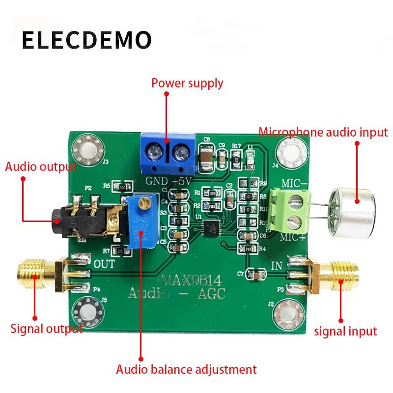 Moduł wzmacniacza AGC do mikro – Audio Amplifier Board recenzja i cena