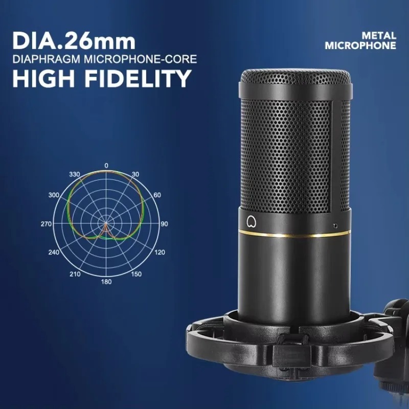 Karta dźwiękowa do transmisji  – Condenser Microphone Kit recenzja i cena