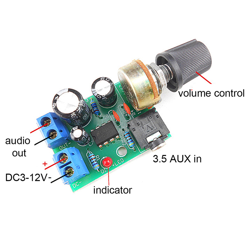 【C】Płytka wzmacniacza audio LM – Volume Control Board recenzja i cena