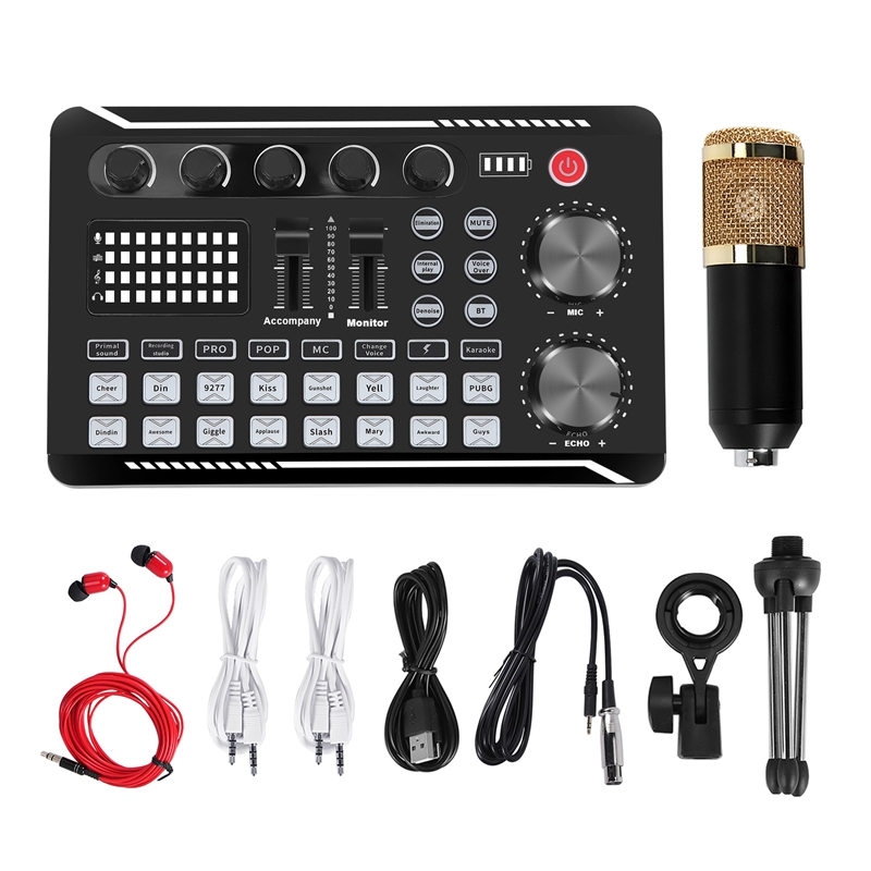 Zestaw karty dźwiękowej F998,  – Condenser Microphone Kit recenzja i cena