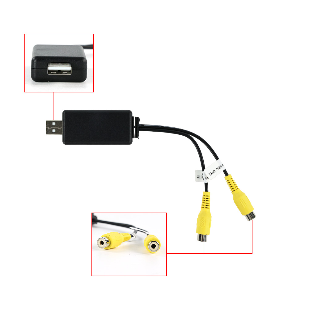 Adapter USB na CVBS RCA Wyjści – Audio Cable Rca recenzja i cena